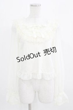 画像1: BABY,THE STARS SHINE BRIGHT / シフォンヨークプルオーバー Free 生成り H-26-02-24-037-BA-TO-NS-ZH