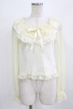 画像1: BABY,THE STARS SHINE BRIGHT / シフォンヨークプルオーバー Free 生成り H-26-02-24-038-BA-TO-NS-ZH