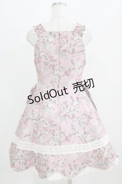 画像3: BABY,THE STARS SHINE BRIGHT / くまちゃんブーケ柄ゴブランジャンパースカート Free ピンク H-26-02-24-004-BA-OP-NS-ZH