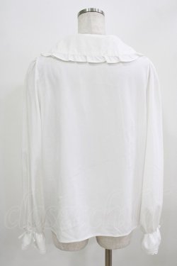 画像3: m petit by misako / AM マルエリフリルブラウス L オフ H-26-02-24-044-LO-BL-NS-ZH