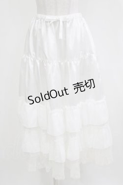 画像1: BABY,THE STARS SHINE BRIGHT / レースフリルペチコート Free オフ H-26-02-24-045-BA-SK-NS-ZH