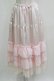 画像1: BABY,THE STARS SHINE BRIGHT / レースフリルペチコート Free ピンク H-26-02-24-046-BA-SK-NS-ZH (1)
