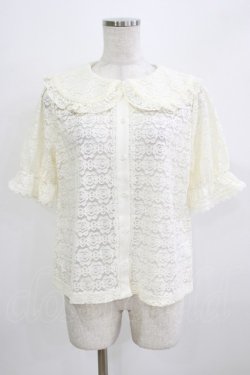 画像1: m petit by misako / TT* AOKレースブラウス M 生成り H-26-02-24-050-LO-BL-NS-ZH