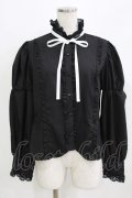 Eri Aino's Collection / シャーロットの水曜日ブラウス M ブラック H-26-02-24-051-PU-BL-NS-ZH