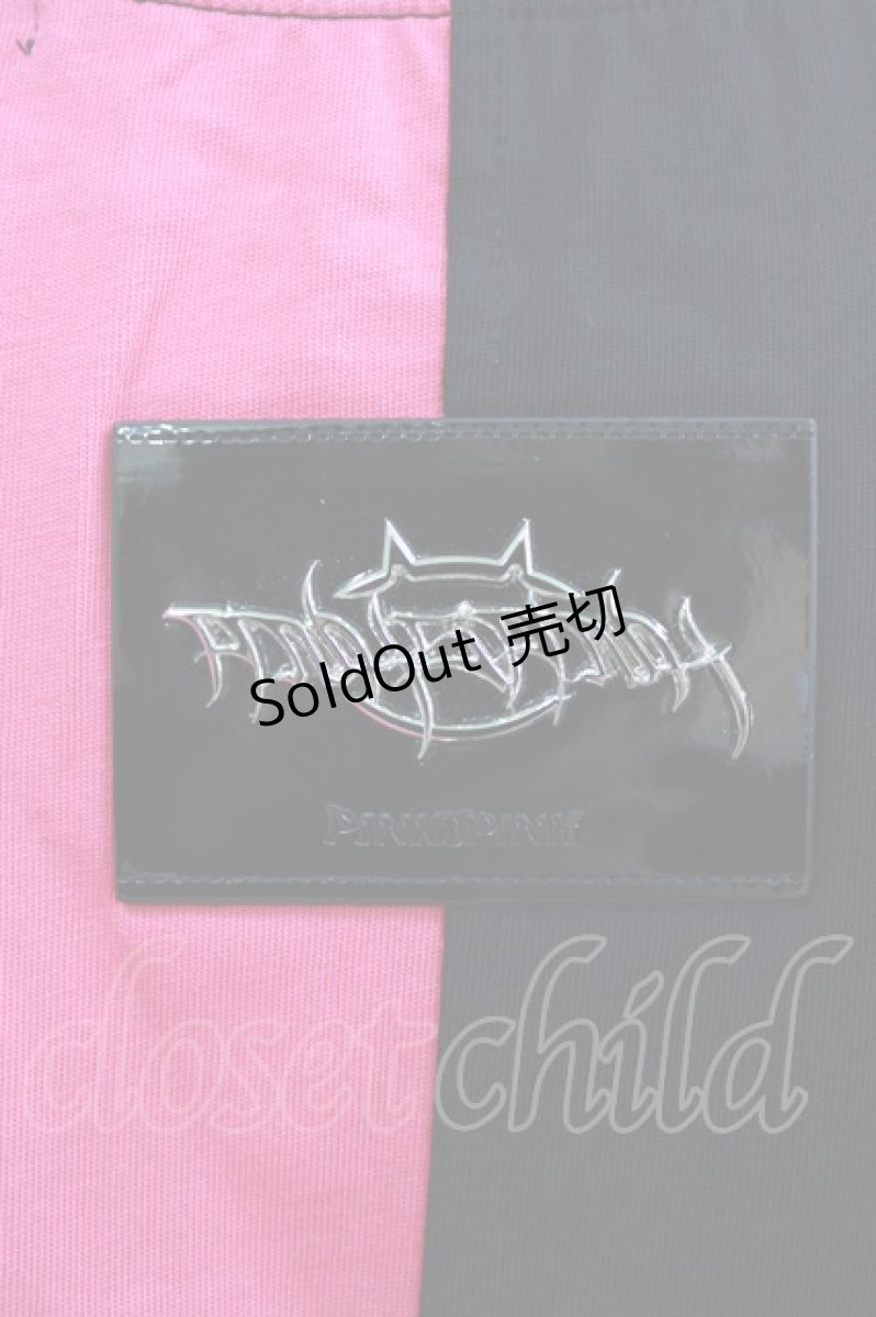 画像4: PINKSPINK / cat devil loose tee L ブラック×ピンク H-26-02-24-1003-PU-TO-KB-ZH (4)