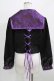 画像3: BLOOD SUPPLY（海外ブランド） / Purple Butterfly Gothic Japanese Bad Girl JK Short Sleeves tops L 黒×紫 H-26-02-24-1007-GO-TO-KB-ZH (3)