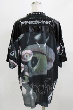 画像3: PINKSPINK / featured concept loose tee L ブラック H-26-02-24-1010-PU-TO-KB-ZH
