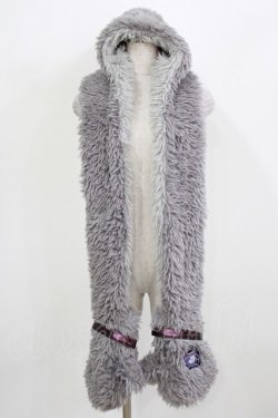 画像1: QOOZA / 「ディズニーツイステッドワンダーランド」ファーハット[OCTAVINELLE]  グレー H-26-02-24-1015-PU-AC-KB-ZH