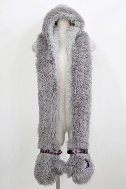 画像1: QOOZA / 「ディズニーツイステッドワンダーランド」ファーハット[OCTAVINELLE]  グレー H-26-02-24-1016-PU-AC-KB-ZH