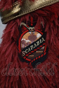 画像3: QOOZA / 「ディズニーツイステッドワンダーランド」ファーハット[SCARABIA]  レッド H-26-02-24-1018-PU-AC-KB-ZH