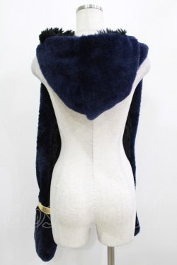 画像2: QOOZA / 「ディズニーツイステッドワンダーランド」ファーハット[POMEFIORE]  ネイビー H-26-02-24-1022-PU-AC-KB-ZH