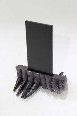 画像1: MAUVY / デビルブックマーク  ブラック H-26-02-24-1029-PU-ZA-KB-ZH