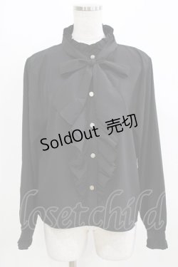 画像1: virally / 星名桜子/TT*HOSラッフルBL M ブラック H-26-02-24-052-PU-BL-NS-ZH