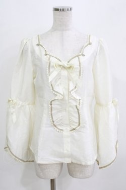 画像1: ALICE and the PIRATES / ネフィラブラウス Free 生成り H-26-02-24-053-PA-BL-NS-ZH