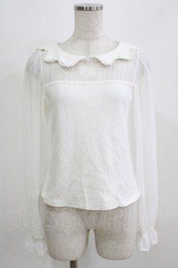 画像1: BABY,THE STARS SHINE BRIGHT / シフォン切替プルオーバ‐ Free オフ H-26-02-24-058-BA-TO-NS-ZH