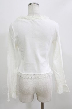 画像3: BABY,THE STARS SHINE BRIGHT / リボン透かしカーディガン Free オフ H-26-02-24-059-BA-TO-NS-ZH