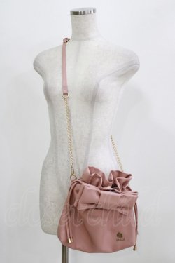 画像1: m petit by misako / AMリボンキンチャクSLD  ピンク H-26-02-24-061-LO-BG-NS-ZH