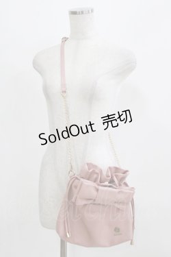 画像1: m petit by misako / AMリボンキンチャクSLD  ピンク H-26-02-24-061-LO-BG-NS-ZH