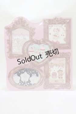 画像1: BABY,THE STARS SHINE BRIGHT / BABYフレーム付ポストカードセット  ピンク H-26-02-24-065-BA-ZA-NS-ZH