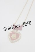 m petit by misako / AM*NIPLハートネックレス  ピンク H-26-02-24-069-LO-AC-NS-ZH