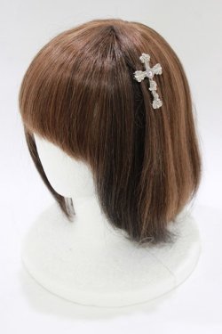 画像1: BABY,THE STARS SHINE BRIGHT / St.Mary Holy Cardバレッタ  シルバー H-26-02-24-071-BA-AC-NS-ZH