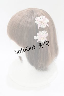 画像1: m petit by misako / TT*AM2Pクリップ  ピンク H-26-02-24-075-LO-ZA-NS-ZH