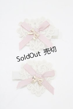 画像2: m petit by misako / TT*AM2Pクリップ  ピンク H-26-02-24-075-LO-ZA-NS-ZH