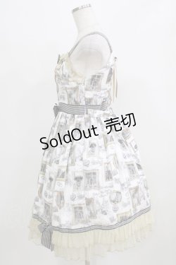 画像2: BABY,THE STARS SHINE BRIGHT / Roman Sweet Secret柄Audreyジャンパースカート Free オフ白 H-26-02-24-007-BA-OP-NS-ZH