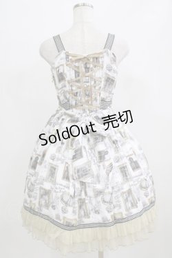 画像3: BABY,THE STARS SHINE BRIGHT / Roman Sweet Secret柄Audreyジャンパースカート Free オフ白 H-26-02-24-007-BA-OP-NS-ZH