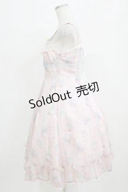 画像2: ALICE and the PIRATES / オフィーリアブーケ〜花に葬られた夜〜柄ジャンパースカートI Free ピンク H-26-02-24-009-PA-OP-NS-ZH