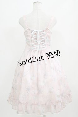 画像3: ALICE and the PIRATES / オフィーリアブーケ〜花に葬られた夜〜柄ジャンパースカートI Free ピンク H-26-02-24-009-PA-OP-NS-ZH