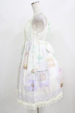 画像2: BABY,THE STARS SHINE BRIGHT / Be My Valentine〜Junoの祝福と鳥たちのAria〜柄フリルジャンパースカート Free オフ H-26-02-24-010-BA-OP-NS-ZH