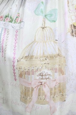 画像4: BABY,THE STARS SHINE BRIGHT / Be My Valentine〜Junoの祝福と鳥たちのAria〜柄フリルジャンパースカート Free オフ H-26-02-24-010-BA-OP-NS-ZH