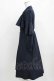 画像2: axes femme / ケープ風フリルワンピース M ネイビー H-26-02-24-016-AX-OP-NS-ZH (2)