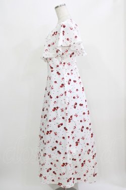 画像2: Amista / Nako/チェリー柄ラッフルキャミワンピース L オフ H-26-02-24-017-PU-OP-NS-ZH