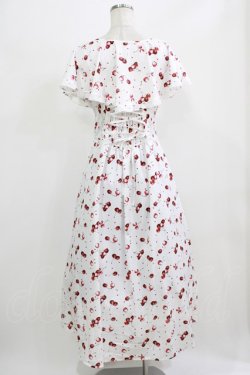 画像3: Amista / Nako/チェリー柄ラッフルキャミワンピース L オフ H-26-02-24-017-PU-OP-NS-ZH