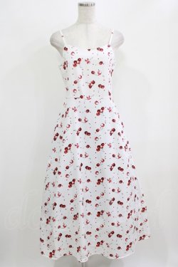 画像4: Amista / Nako/チェリー柄ラッフルキャミワンピース L オフ H-26-02-24-017-PU-OP-NS-ZH