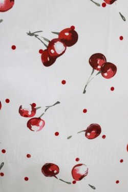 画像6: Amista / Nako/チェリー柄ラッフルキャミワンピース L オフ H-26-02-24-017-PU-OP-NS-ZH