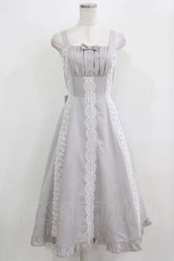 画像1: Chalmiere / シュエットジャンパースカート M グレー H-26-02-24-021-0-OP-NS-ZH