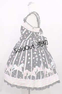 画像2: Angelic Pretty / Sugary Carnivalジャンパースカート Free ブラック H-26-02-25-003-AP-OP-NS-ZH