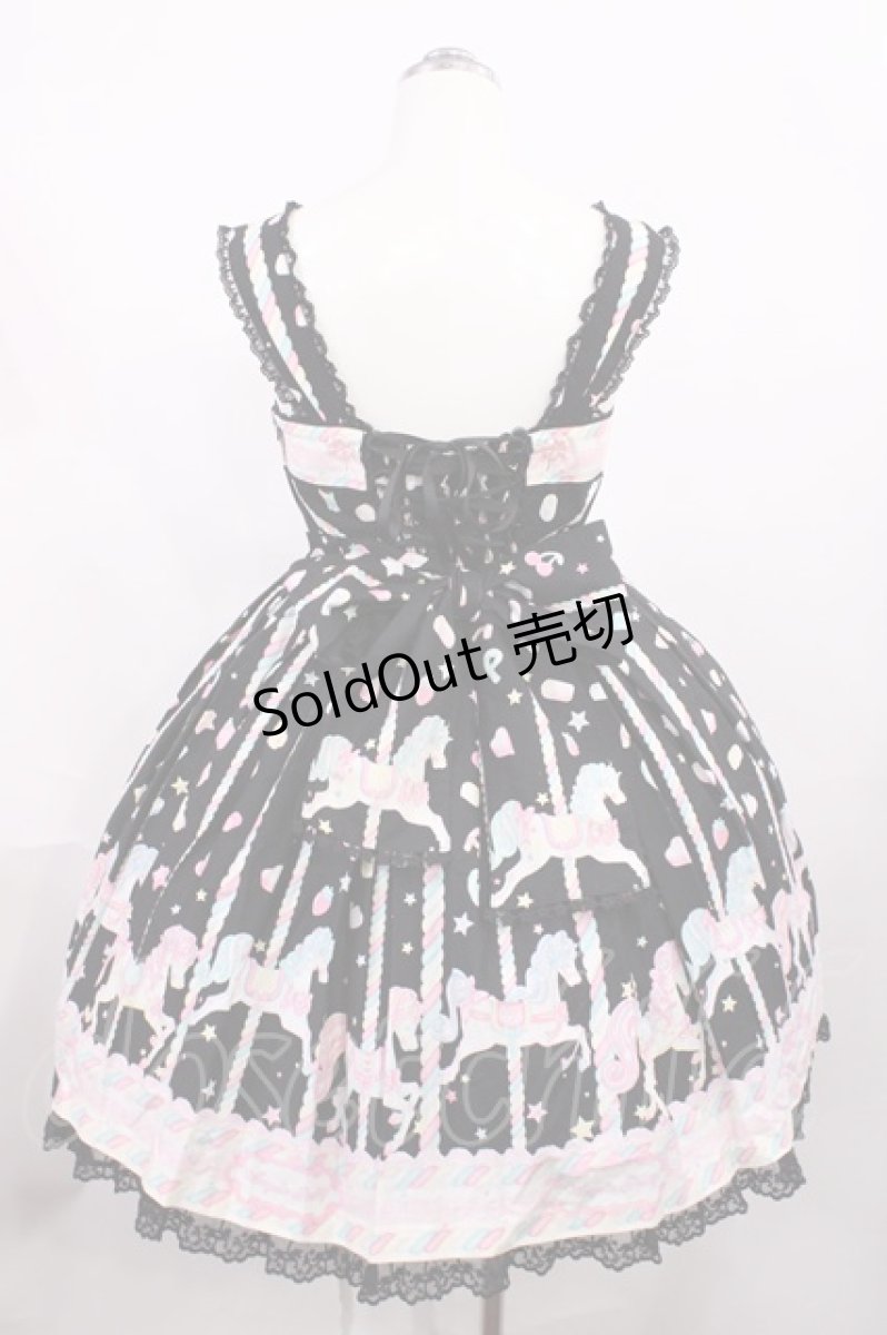 画像3: Angelic Pretty / Sugary Carnivalジャンパースカート Free ブラック H-26-02-25-003-AP-OP-NS-ZH (3)