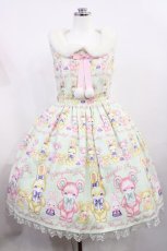 画像1: Angelic Pretty / もこもこTOYSジャンパースカート Free ミント H-26-02-25-004-AP-OP-NS-ZH (1)