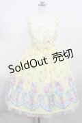 Angelic Pretty / Tulip Bouquetジャンパースカート Free イエロー H-26-02-25-005-AP-OP-NS-ZH