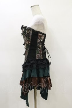 画像3: Qutie Frash / オーバーバストコルセット  茶 H-26-02-25-1006-QU-TO-KB-ZH