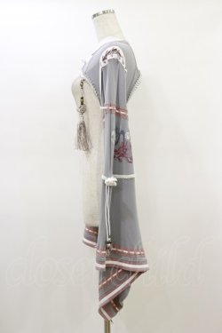 画像3: Ozz oneste / 流水羽衣天女振り袖ボレロ  グレー H-26-02-25-1008-OO-TO-KB-ZH