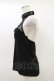 画像3: Qutie Frash / ホルターキャミ  黒 H-26-02-25-1017-QU-TO-KB-ZH (3)