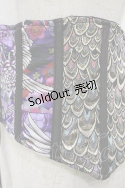 画像4: Qutie Frash / リボン帯コルセット  黒×紫 H-26-02-25-1002-QU-TO-KB-ZH