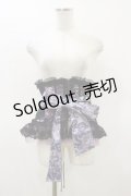 Qutie Frash / リボンコルセット  黒×紫 H-26-02-25-1003-QU-ZA-KB-ZH