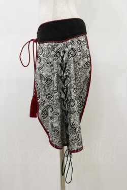 画像3: Qutie Frash / 2022-黒炎-ラップスカート  黒 H-26-02-25-1030-QU-JA-KB-ZH