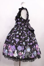 画像2: Angelic Pretty / Happy Treat Partyジャンパースカート Free ブラック H-26-02-25-001-AP-OP-NS-ZH (2)